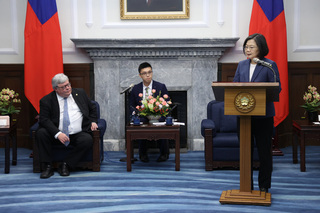 蔡總統見泛歐綠黨 談假訊息防制、供應鏈安全