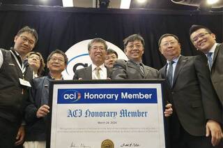 促國際合作  陳振川獲頒美國混凝土學會榮譽會員