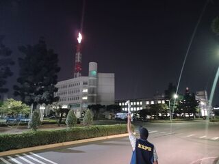 中油林園新三輕冒火光 環保局：啟爐不穩無污染