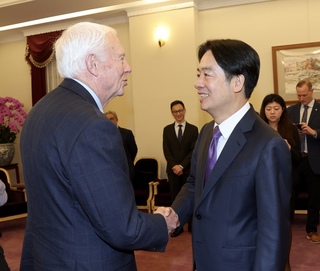 賴清德偕蕭美琴見柏格曼 盼台美合作讓台海更穩定