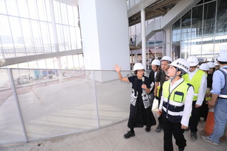 台中綠美圖114年開館 盧秀燕偕建築師妹島和世視察