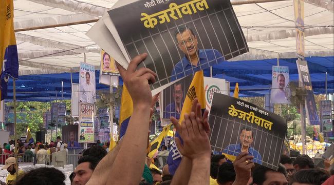 印度在野聯盟大型示威 團結拉抬競選氣勢 | 華視新聞