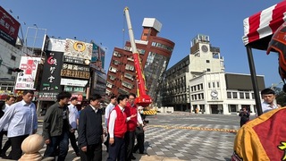 視察花蓮震災  賴副總統指示協助地方重建