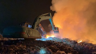 新豐掩埋場火警惡臭  竹縣市苗栗空品恐遭波及