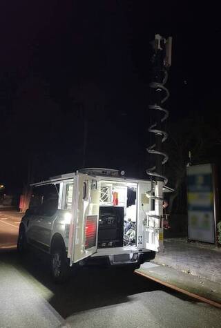 數位部：網傳行動車燒毀非事實 仍在花蓮協助救災