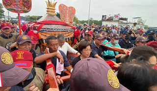 大甲媽鑾轎傍晚進入彰化 600人次警力維持秩序