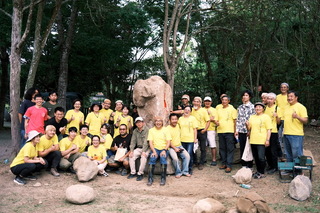 埔里不插電石雕創作營 呼應世界環保潮流展藝術韌性