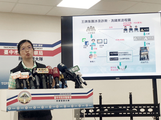 詐團藉虛擬貨幣阿福錢包洗錢  中市警估金流330億