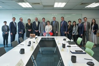 接見美國智庫  蕭美琴：兩岸對話有助降低風險誤判