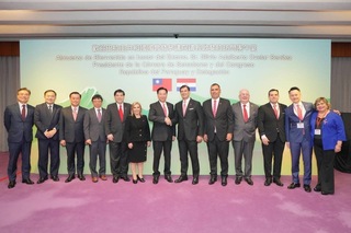 吳釗燮款宴巴拉圭參議院議長訪團  感謝挺台巴邦誼