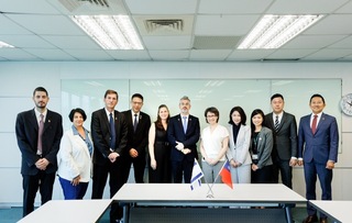 蕭美琴接見以色列訪團 盼增加合作、強化社會韌性