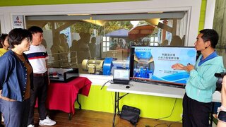 發展綠能韌性 饒慶鈴率首長勘利嘉、關山小水力發電