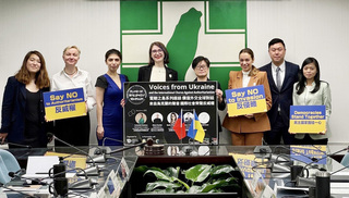 烏克蘭自由民主聯盟拜會民進黨 聚焦維護民主價值