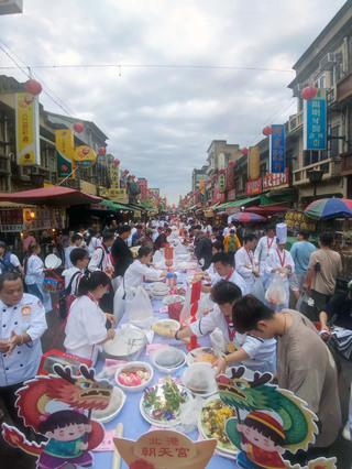 為北港朝天宮媽祖祝壽  108名廚師獻佳餚