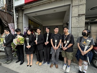 台南3歲女童斑馬線遭撞亡週年 行人零死亡聯盟悼念