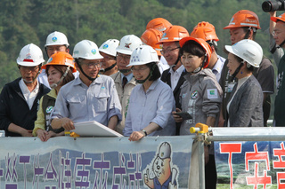 曾文南化聯通管充水 蔡總統：有助南部水資源調度