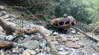 台中男失蹤逾1月 被發現連人帶車摔中橫邊坡亡