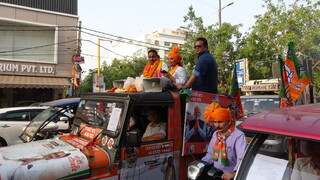 印度國會大選 德里候選人拚場拜票