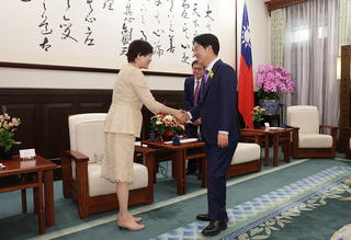 賴總統見安倍昭惠 盼台日攜手維護印太和平穩定