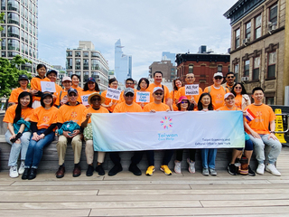 紐約地區國際友人齊聚健走  聲援台灣參與世衛