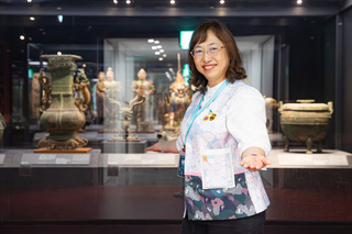 從周杰倫講到古文明 家庭主婦劉兆淬樂做文化志工