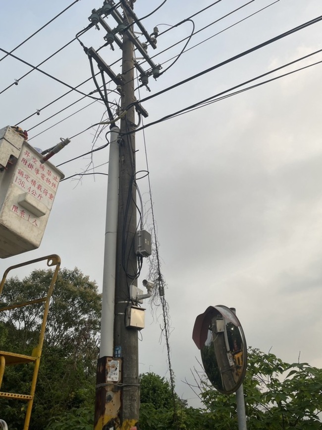 竹市香山鼠害致1300戶停電 台電估晚間9時前復電 | 華視新聞