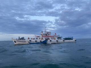 中國漁船進水迷航莒光海域  海巡派艇救援