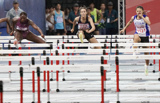 「跨欄甜心」張博雅摘銅  感受世界名將強大氣場