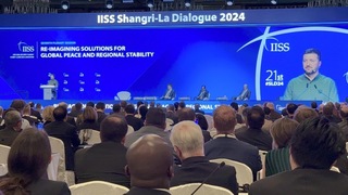 香格里拉對話  澤倫斯基籲團結不要屈服於俄羅斯壓力