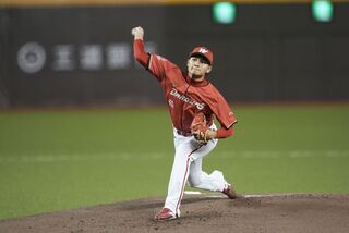 美日職球探到場徐若熙登板先發 5.2局失1分退場