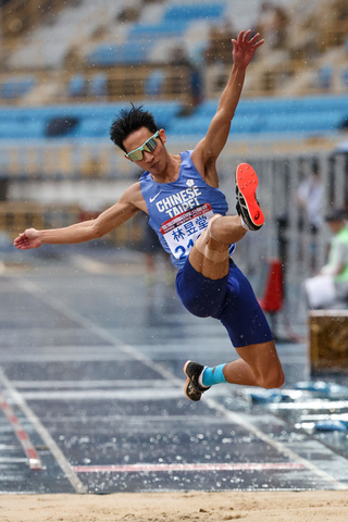 台灣田徑公開賽 林昱堂7公尺53摘金對成績不滿意