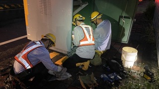 台中梧棲高壓設備故障3200戶停電 台電2小時後復電