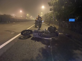 台南官田重機暗夜自撞護欄  釀1死1重傷