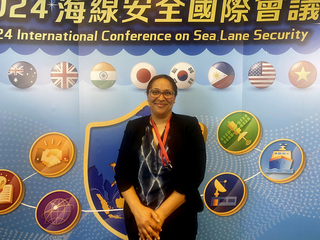 美海防隊軍官在台演講 強調理念相近國海域情資共享