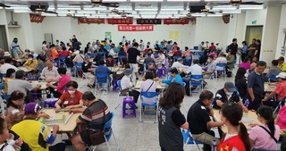 128名長者腦力激盪 馬公市第一屆麻將大賽開打