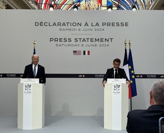 美法元首發表聯合聲明 拜登重申印太自由航行