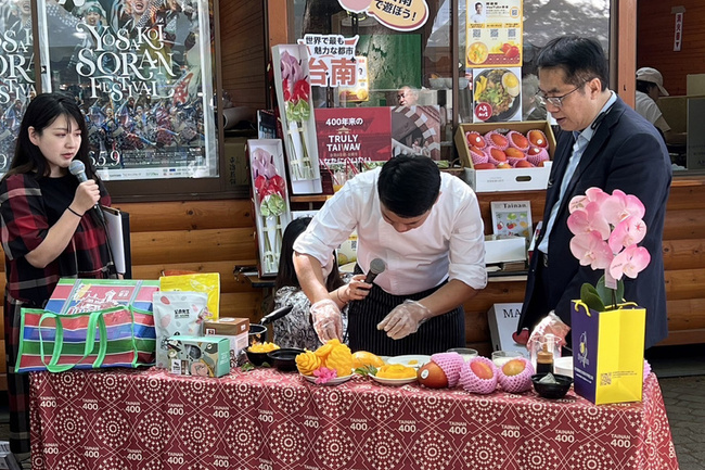 台南芒果前進北海道 首度於索朗祭設攤行銷 | 華視新聞