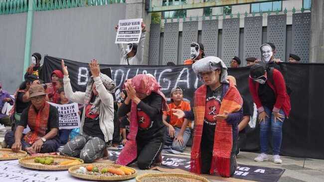 反對中資公司蘇門答臘採礦 印尼民眾赴中國使館抗議 | 華視新聞
