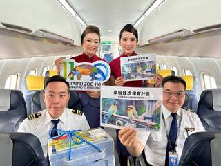 保育栗喉蜂虎 華信連10年金門送棄蛋到北市動物園