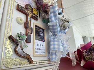 在台烏克蘭人追思曾聖光 英雄永遠活在心中