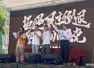 民團反國會濫權 重回立院外警告藍委勿輕忽民意