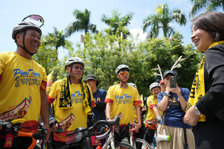 屏東迎王平安祭典單車環島宣傳  號召遊子回家