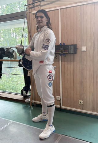 台法混血擊劍好手  披中華隊戰袍盼以成績報答台灣