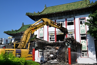 一殯景行廳拆除  蔣萬安：曬地後先做停車場