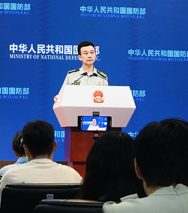 左批美右打日 中國國防部嚴詞回應台灣議題 | 華視新聞