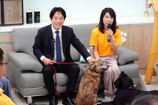 感受到毛孩渴望眼神 賴總統：搬官邸後領養斑斑