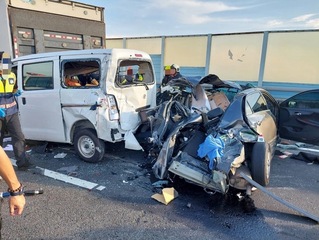 國3南下彰化和美段多車追撞  1死1命危