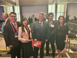 民進黨觀選團出席智庫活動  與美加英挺台政要互動