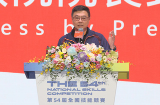 卓榮泰勉勵全國技能競賽國手 展現技能硬實力