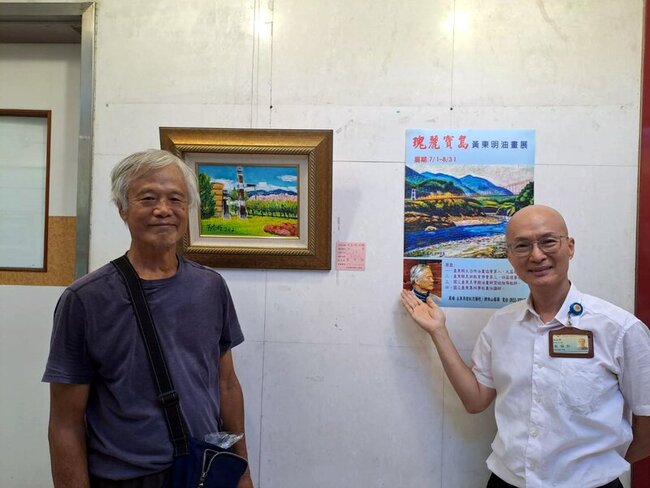 黃東明光影魔幻油畫 台東馬偕醫院藝廊展出 | 華視新聞